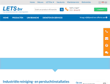Tablet Screenshot of letsbv.nl
